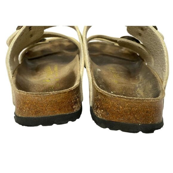 Birkenstock Papillio Womens Open Toe Triple Strap Floral Comfort Sandals Slides - Picture 4 of 8